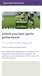 Mobile Screenshot of expertsportsperformance.com