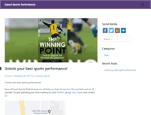 Tablet Screenshot of expertsportsperformance.com